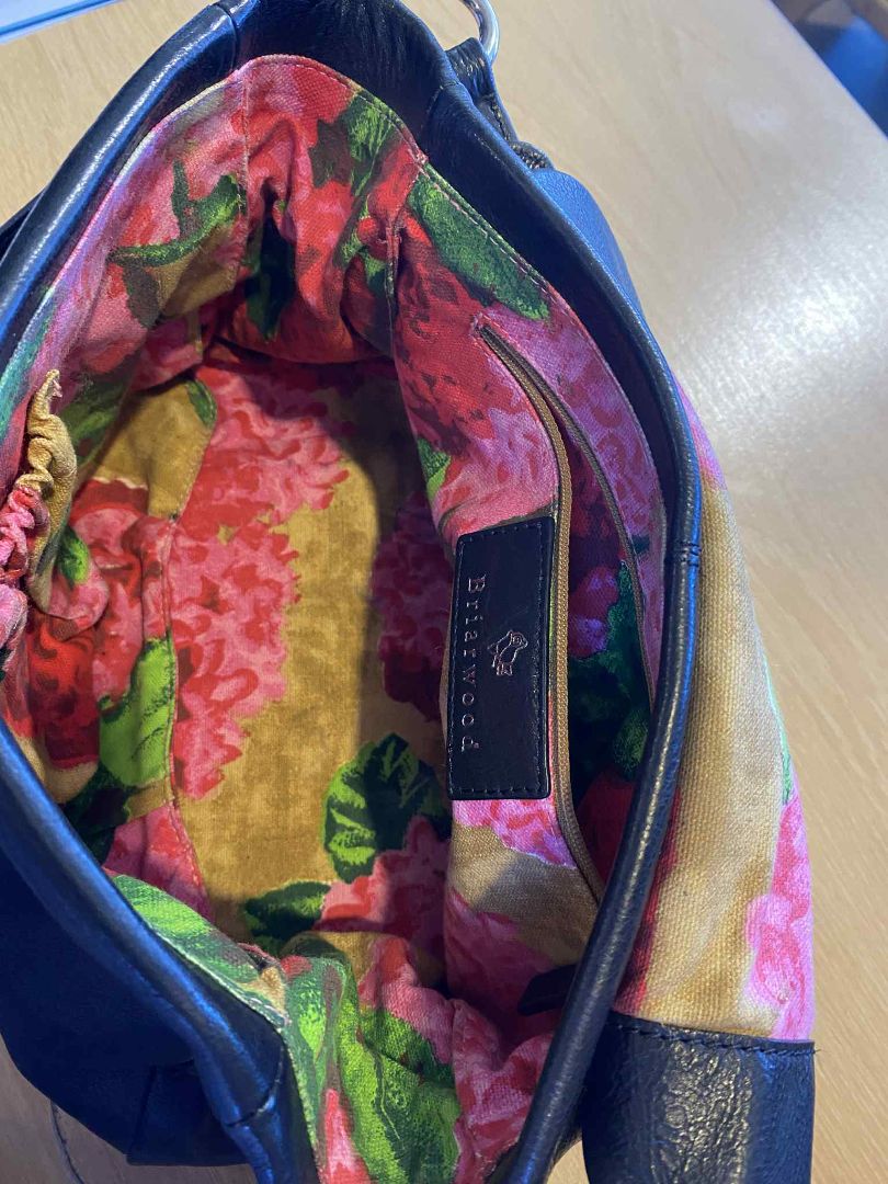 Black Briarwood Bag, 31cm x 19cm x 16cm