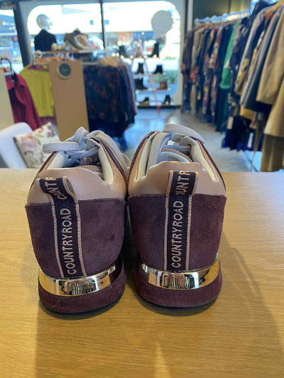 Pink & Burgundy Country Road Shoes, 39