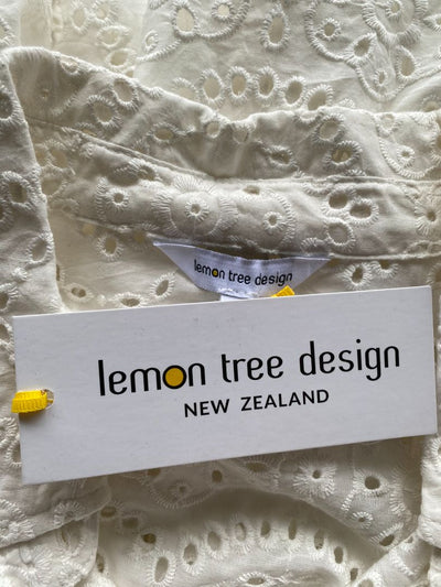 BNWT White Lemon Tree Shirt, 12, 14