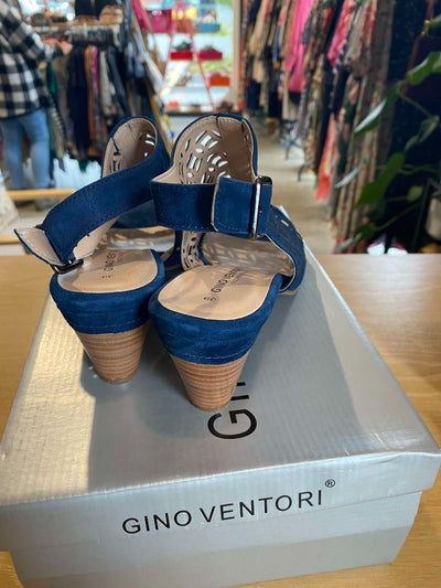 Blue Gino Ventori Shoes, 39