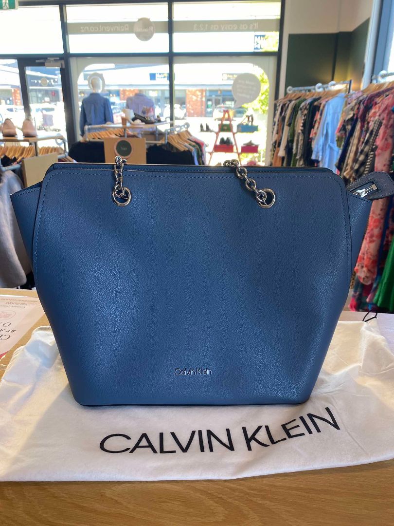 Blue Calvin Klein Bags, 37cm W x 27cm H x 15cm D