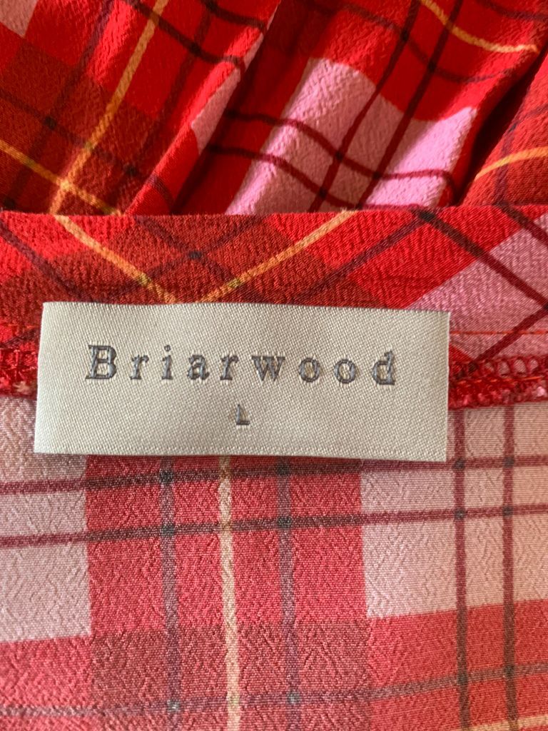 Red & Pink check Briarwood Tops, L