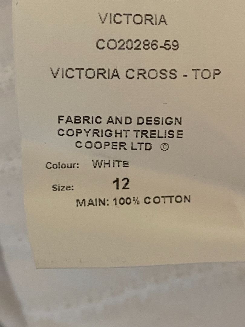 White Cooper Top, 12