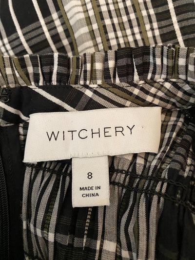 Multi check Witchery Dress, 8