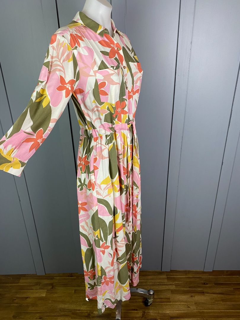 BNWT Multi print Brakeburn Shirt Dress, 8