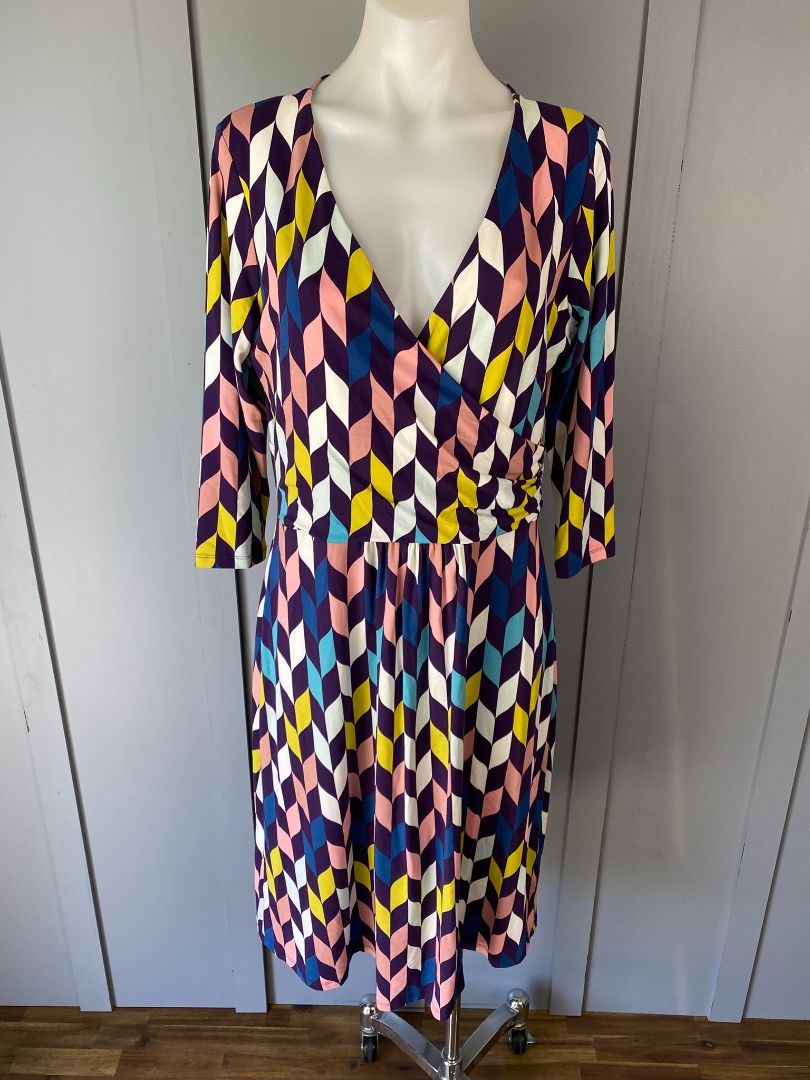 Multi print Boden Dress, 16