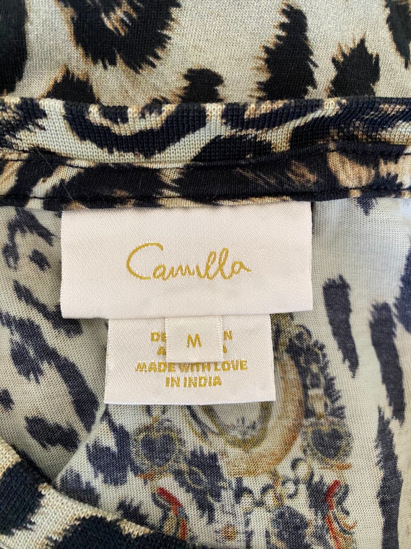 Animal print Camilla Tee, M