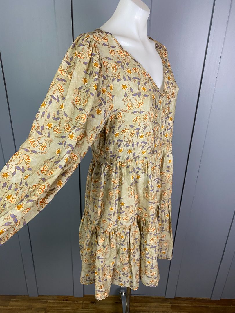 BNWT Pistachio floral Ivy + Jack Dress, 8