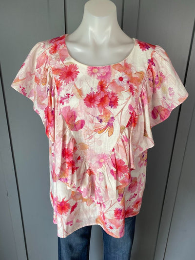 BNWT Pink floral Augustine Tops, XL