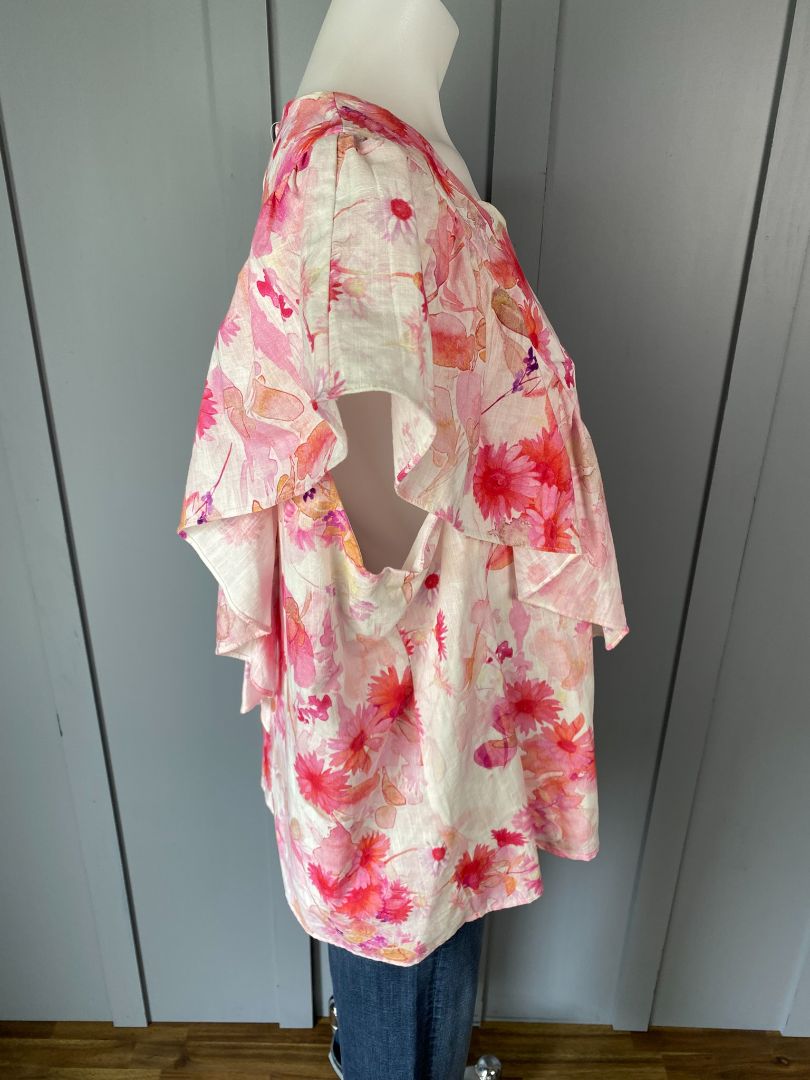 BNWT Pink floral Augustine Tops, XL