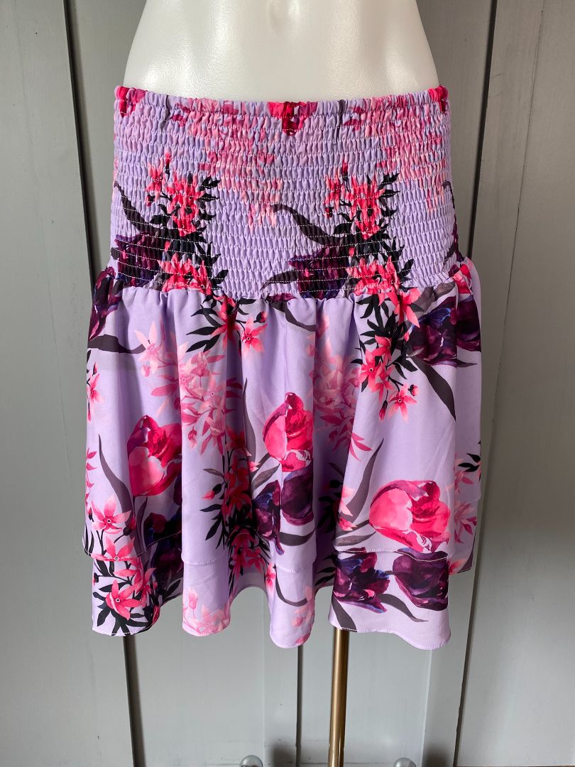 Mauve floral Charlo Skirts, L