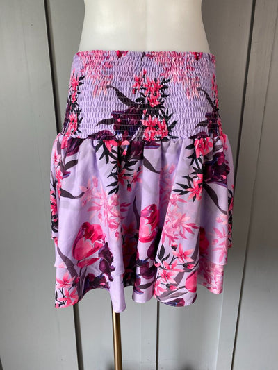 Mauve floral Charlo Skirts, L