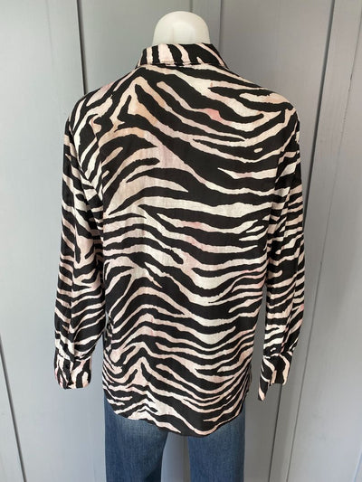 Black, White & Pink print Storm Shirt, 10