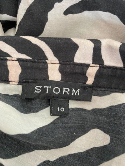 Black, White & Pink print Storm Shirt, 10