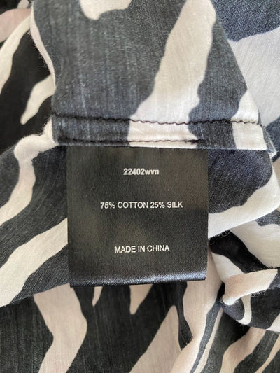 Black, White & Pink print Storm Shirt, 10