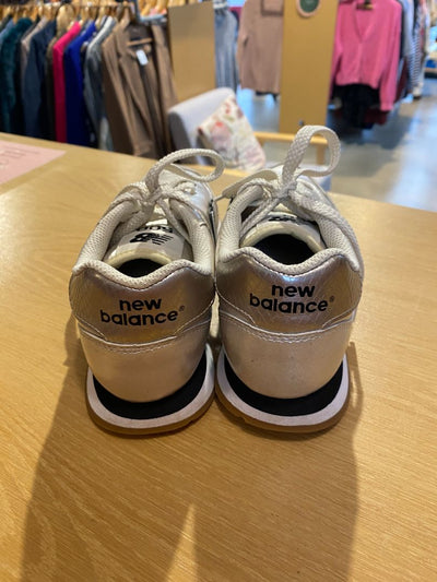 Silver New Balance Shoes, 38