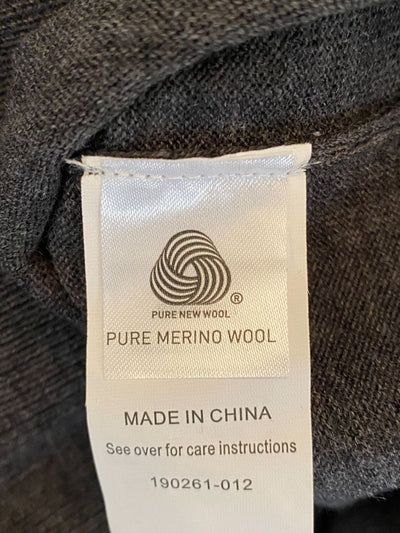 Charcoal Capture Merino knit, S
