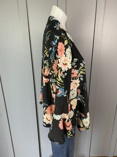 BNWT Black floral Zafina Kimono, 8