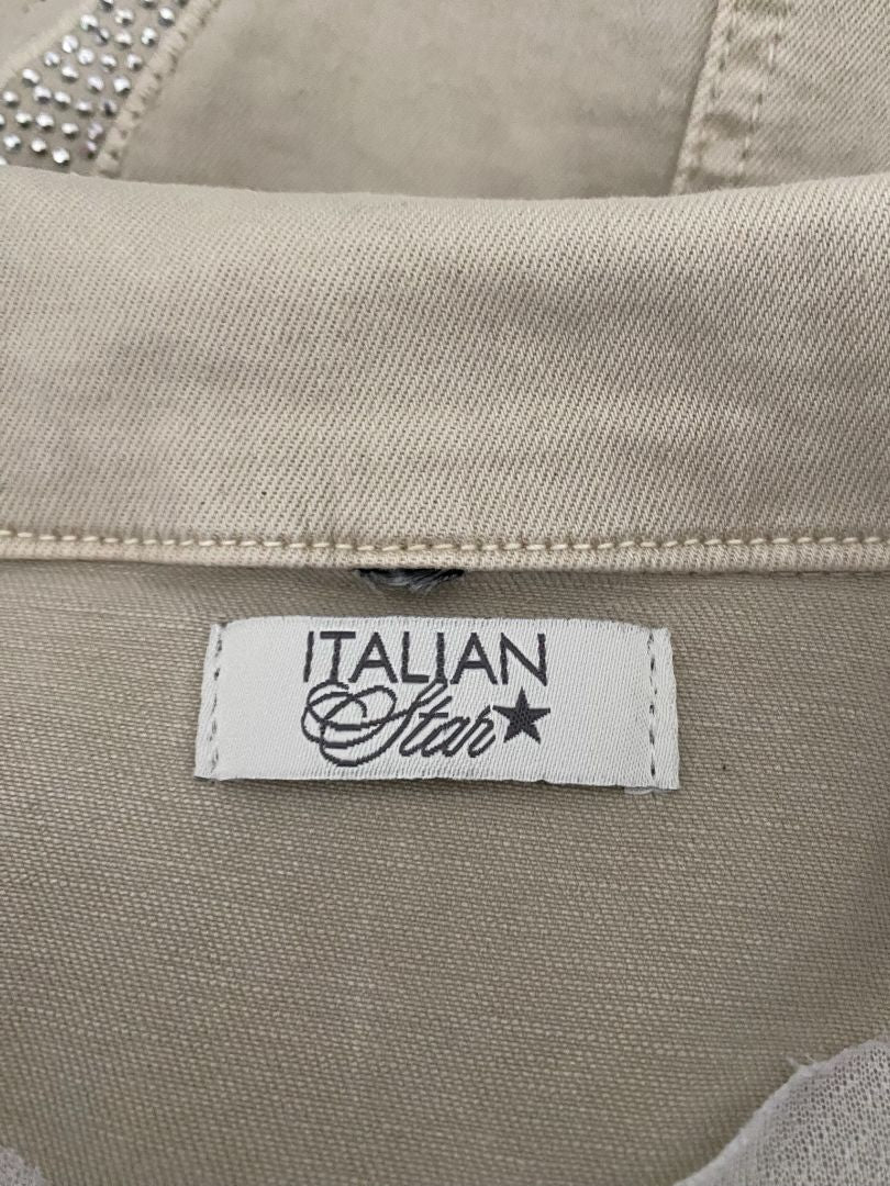 Stone/Beige Italian Star Jackets, S/M