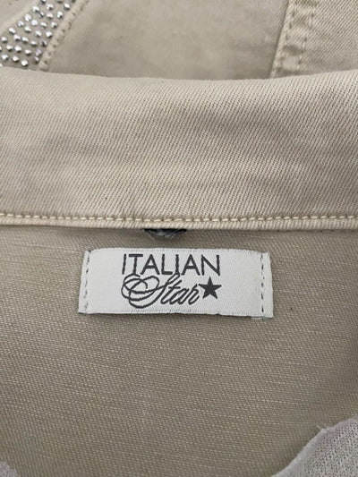 Stone/Beige Italian Star Jackets, S/M