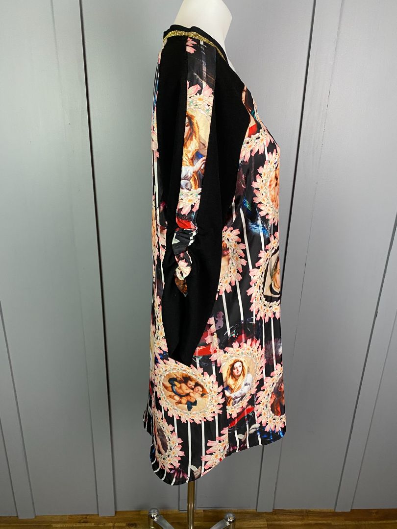 Black & Multi print Libertine Dress/Tunic, 12