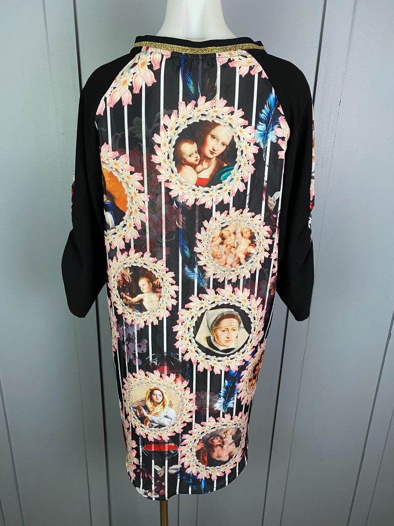 Black & Multi print Libertine Dress/Tunic, 12