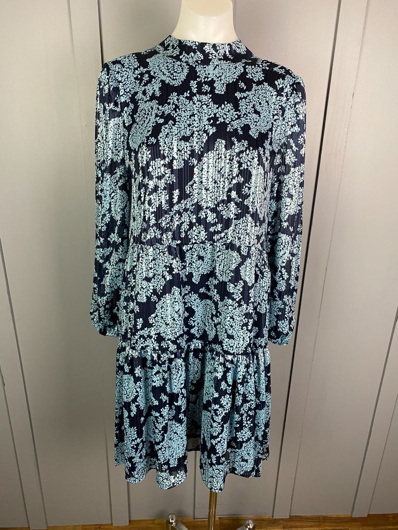 Multi Blue print Leila + Luca Dress, 10