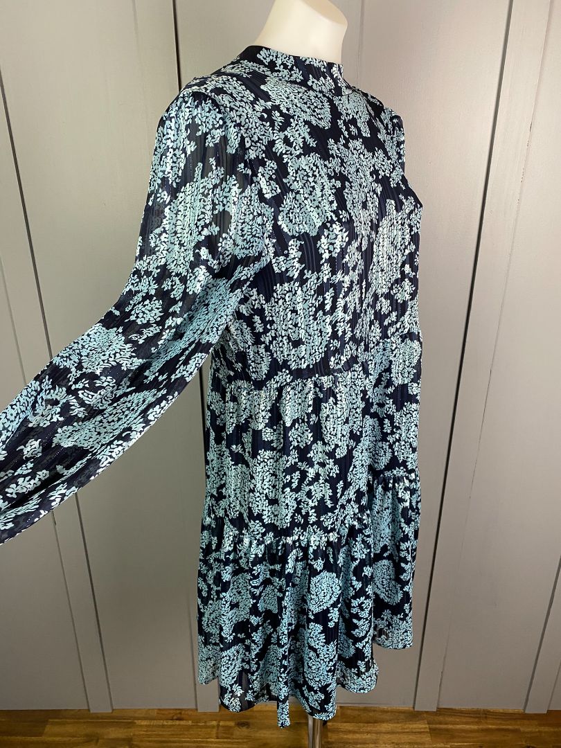 Multi Blue print Leila + Luca Dress, 10