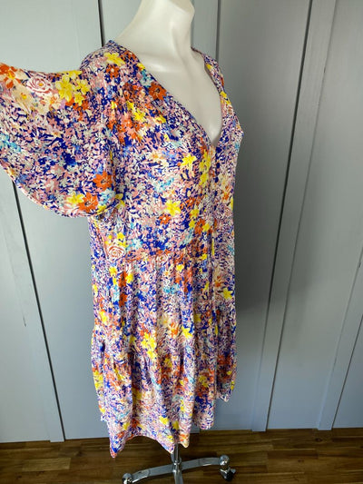 Multi print Boho Dress, L