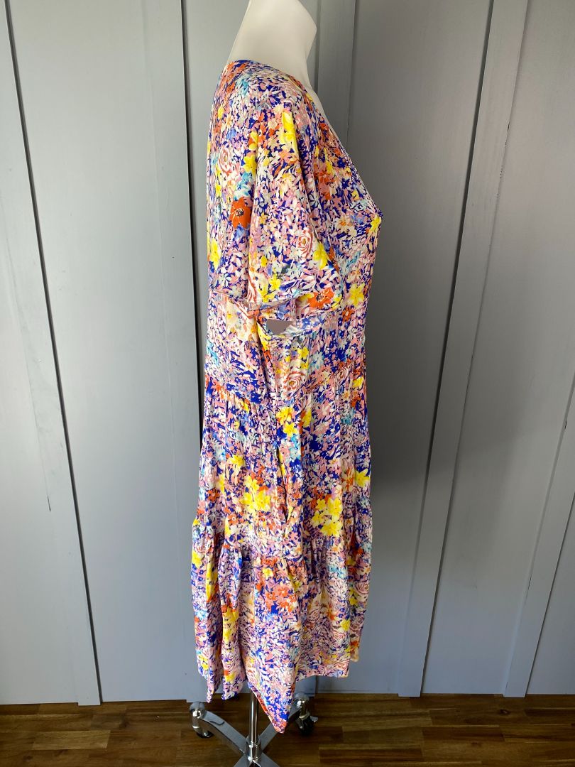 Multi print Boho Dress, L