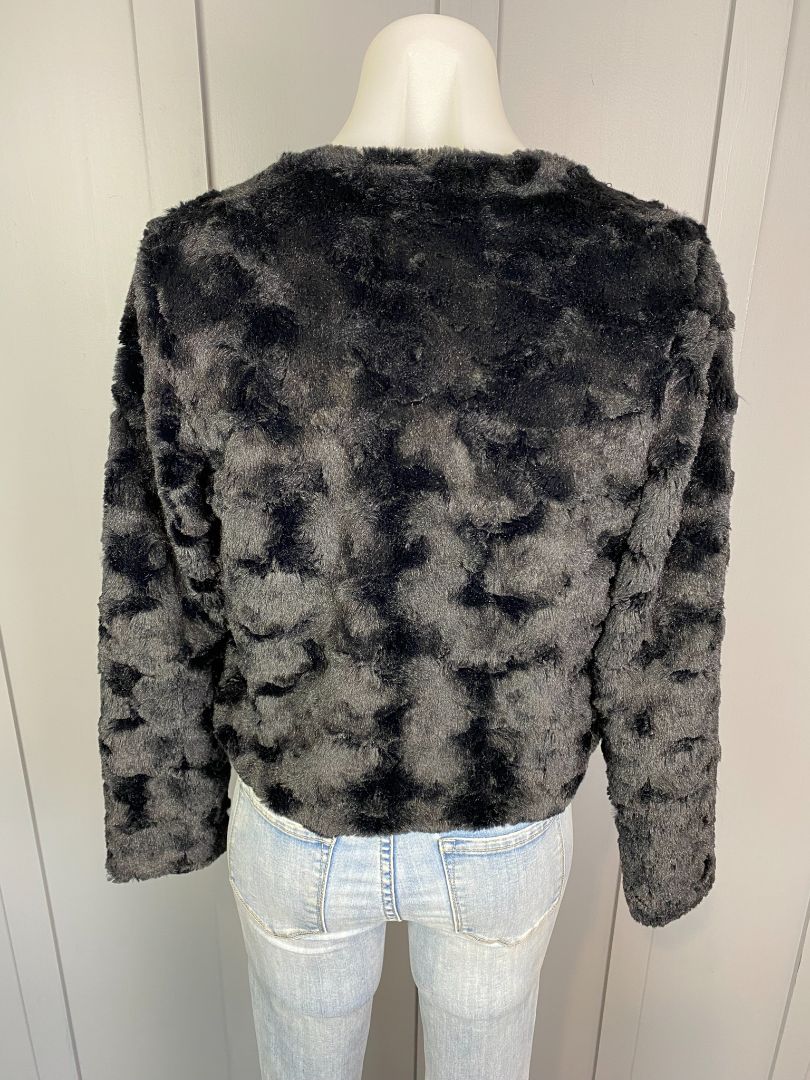 Black Faux Fur Jackets, S – Reinvent Boutique Lincoln