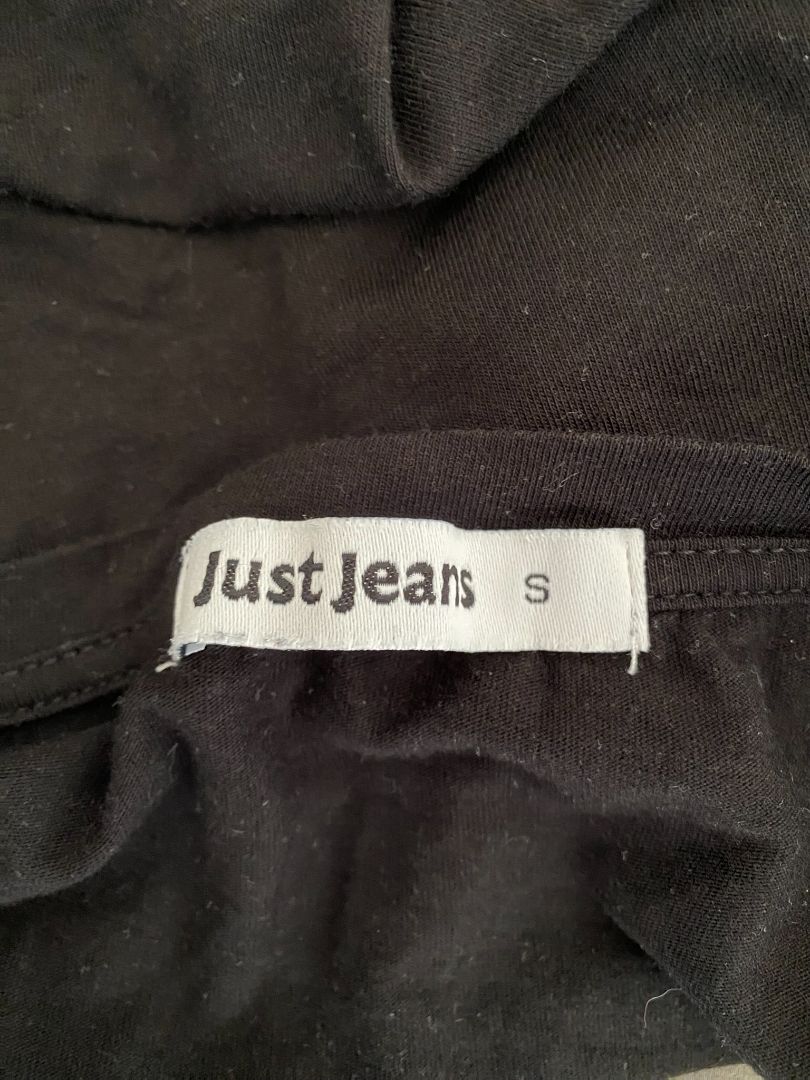 Black Just Jeans Tee, S