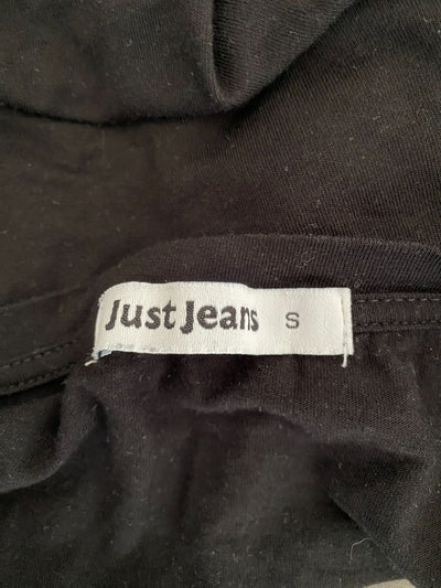 Black Just Jeans Tee, S
