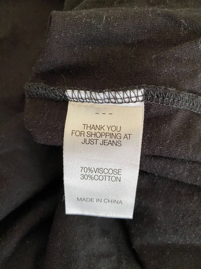 Black Just Jeans Tee, S