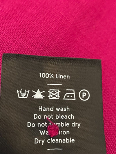 Magenta/Pink Elk Linen Top, M/L