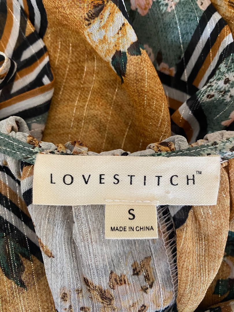 Multi print Lovestitch Top, S