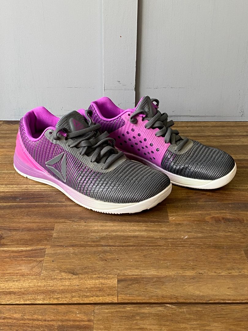 Purple & Grey Reebok Shoes, 39