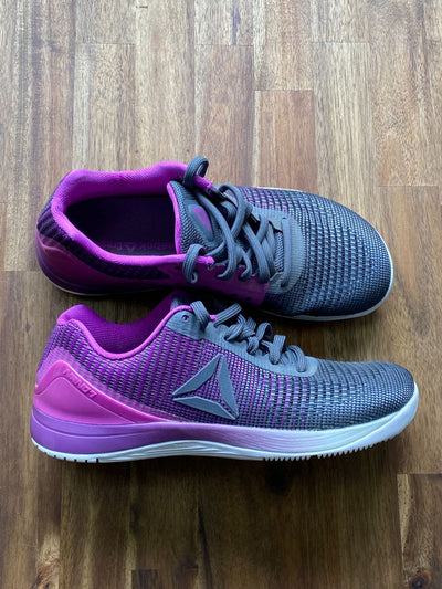 Purple & Grey Reebok Shoes, 39