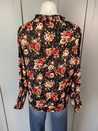 Black floral Ketz Ke Tops, 8