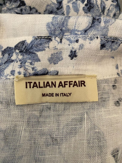Blue & White Italian affair Shirt, S
