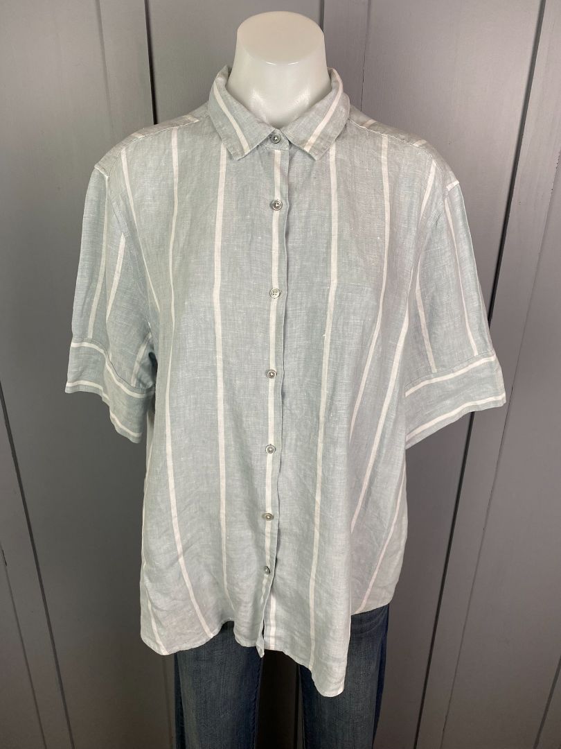 Blue & White Assembly the label Shirt, 12