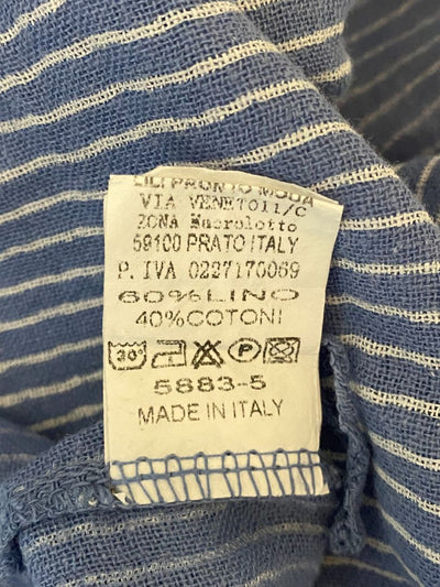 Blue & White Made in Italy Tops, M/L