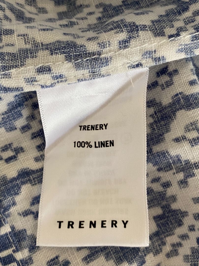 Blue & White Trenery Dress, 14