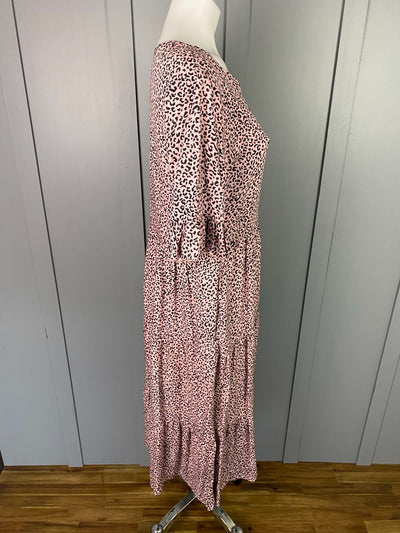 Pink animal print New U Collection Dress/Tunic, 8