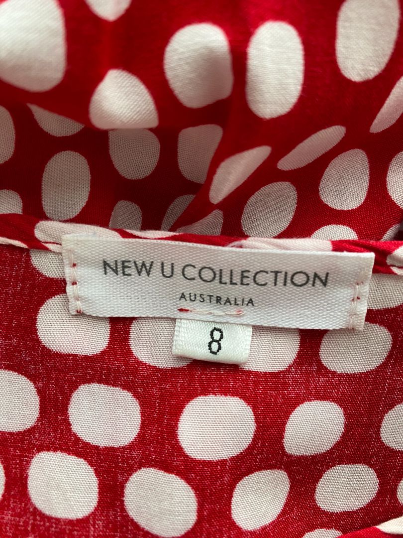 Red & White New U Collection Dress/Tunic, 8