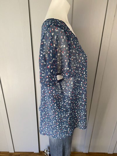 Blue floral Kilt Tops, 12