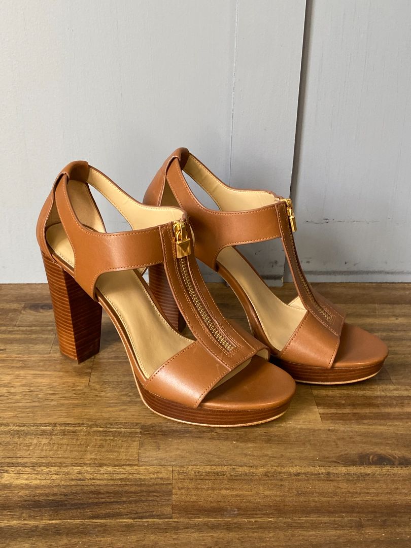 Dark Tan Michael Kors Shoes, 7.5