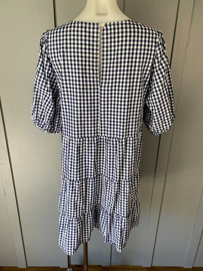 Navy check Shine on Dress, 16