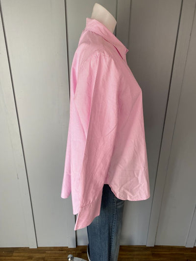 Pink & White stripe Oliver Black Shirt, 16