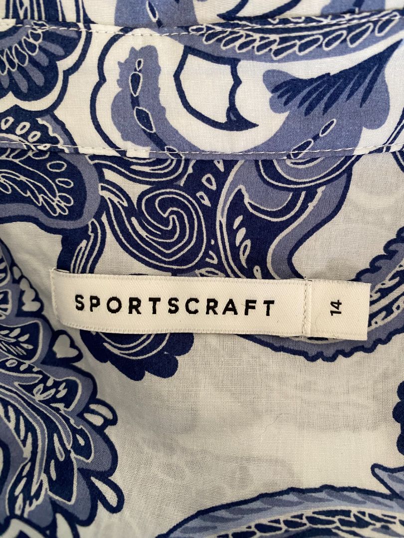 Blue & White Sportscraft Tops, 14